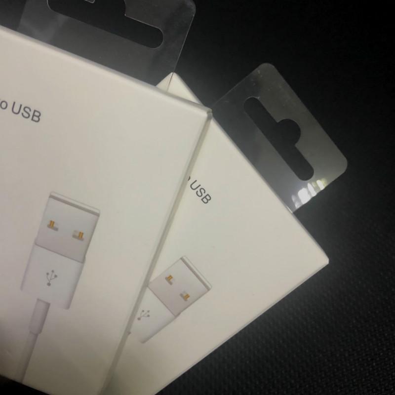 

100pcs 7 generations Original OEM quality 1m/3ft 2m/6ft USB Data Sync Charger Phone Cable With retail box, White