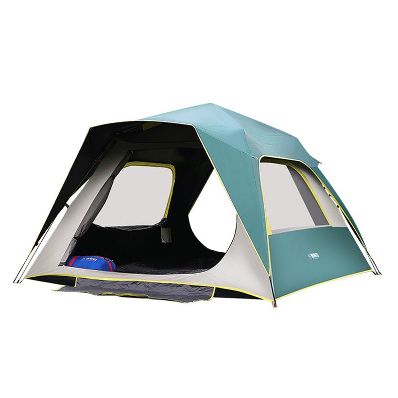 

5-8 Person Waterproof Camping Tent Sun Shelter Dual Layer Anti UV Tourist Tents for Fishing Hiking Beach Travel 4 Season Tent