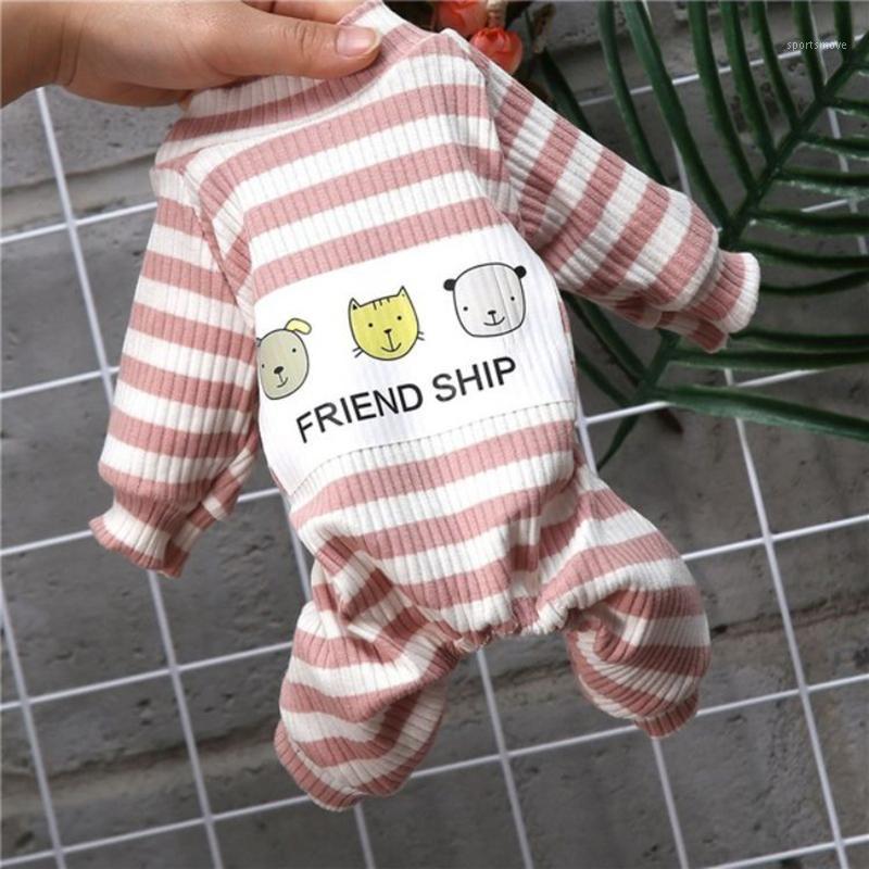 

Soft Cotton Dog Cat Pajamas for Small Dogs Chihuahua Yorkshire Clothes Winter Warm Pet Dog Clothing Puppy Cat Jumpsuit Pajama1, Gray