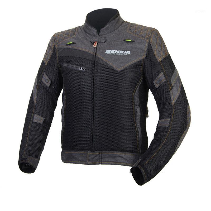 

Motorcycle Jacket Retro-style Chaqueta Motorbike Motocross Jacket Cycling Summer Mesh Breathable Riding Protective Gear1