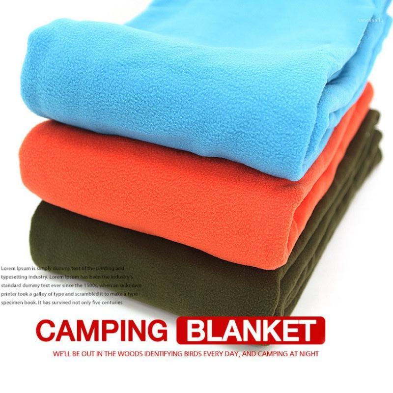 

2020 Sleeping Bag Liner Lightweight Soft Breathable Folding Polar Fleece Blanket Quilt For Outdoor Camping Home Office11