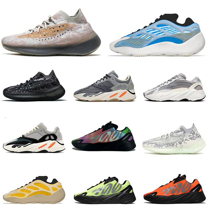 

2020 Fashion Kanye West 700 V3 Outdoor shoes Azareth 700 MNVN Srphym Static Vanta Azael mens Trainers 380 Pepper spirts womens sneakers, A14 utility black 36-45