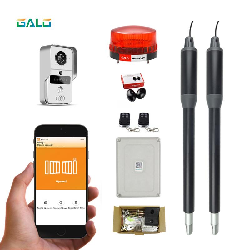 

Fingerprint Access Control GALO PKM-C05 Dual Swing Gate Opener Kit, Solar System, Receiver & Pocell, Sensor Included!(Color Kit Optional)