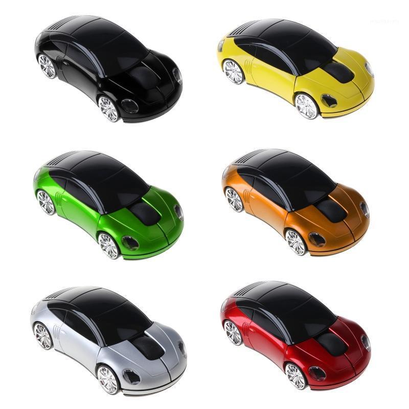 

2.4G 1600DPI Mouse USB Receiver Wireless LED Light Car Shape Optical Mice1