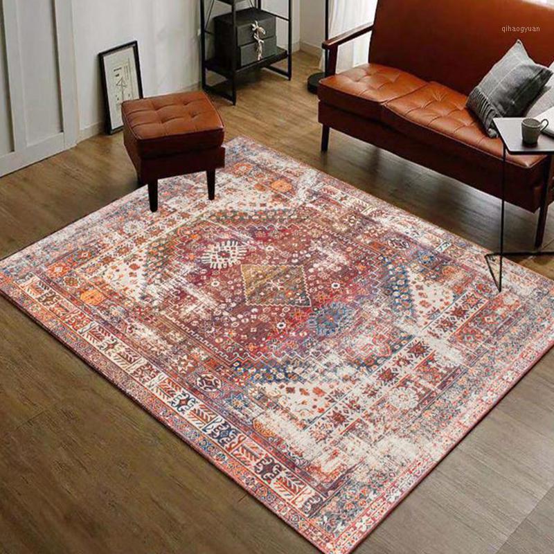 

Vintage Morocco Carpets Living Room American Style Bedroom Rugs And Carpet Home Office Coffee Table Mat Study Room Floor Rugs1