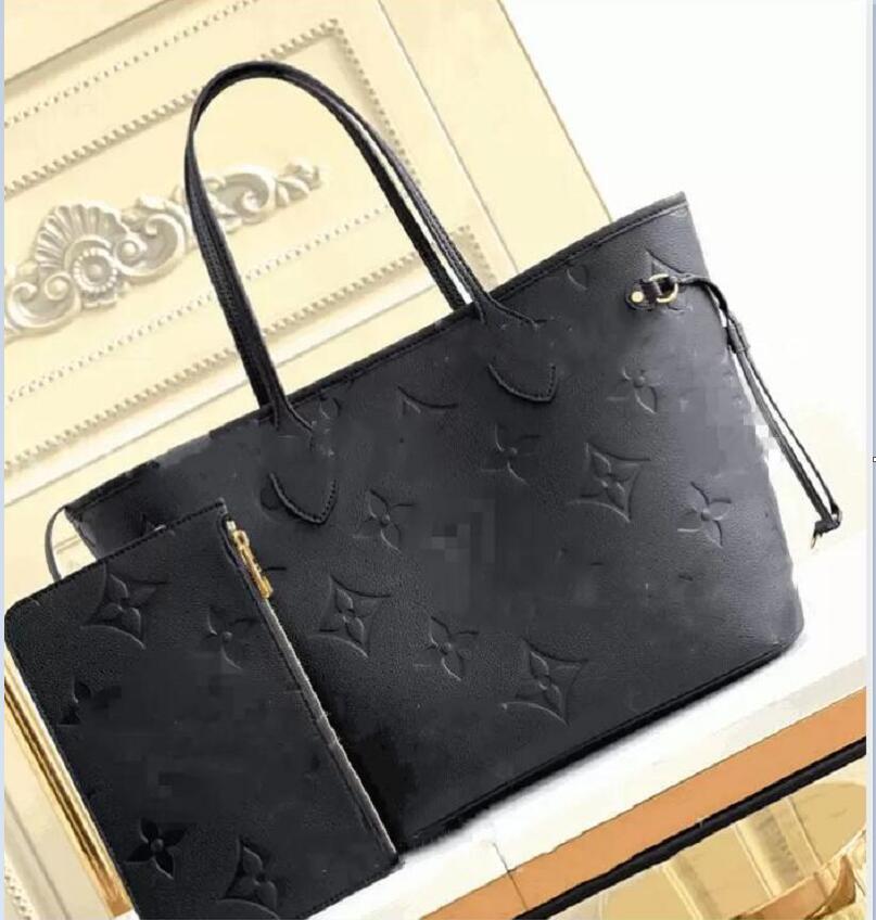 

BB 2pcs/set high qulity classic Designers womens handbags flower ladies composite tote PU leather clutch shoulder bags female purse with walle