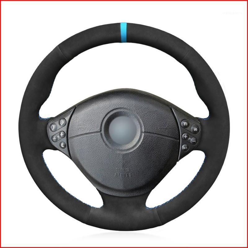

MEWANT Black Suede Car Steering Wheel Cover for M Sport E36 1996-2000 E39 1995-2001 M5 1998-2000 E38 1997-20011