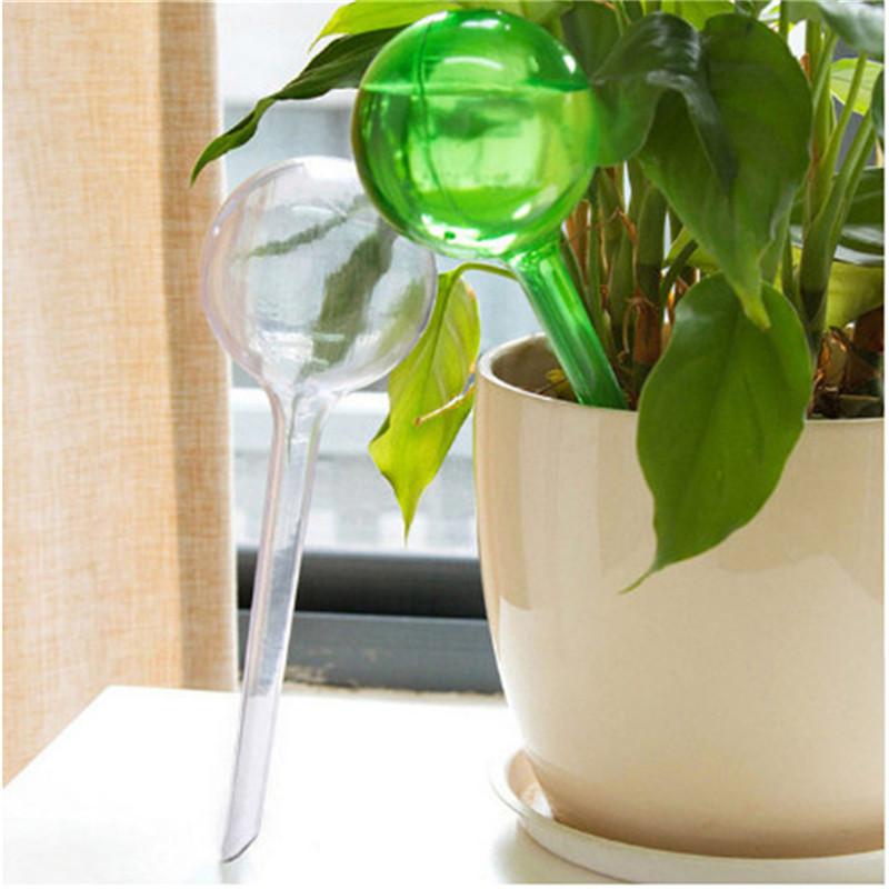 

Practical Travel House Plant Bulb Shape Garden Pot Automatic Self Watering Automatic Irrigation Patio Lawn, Green