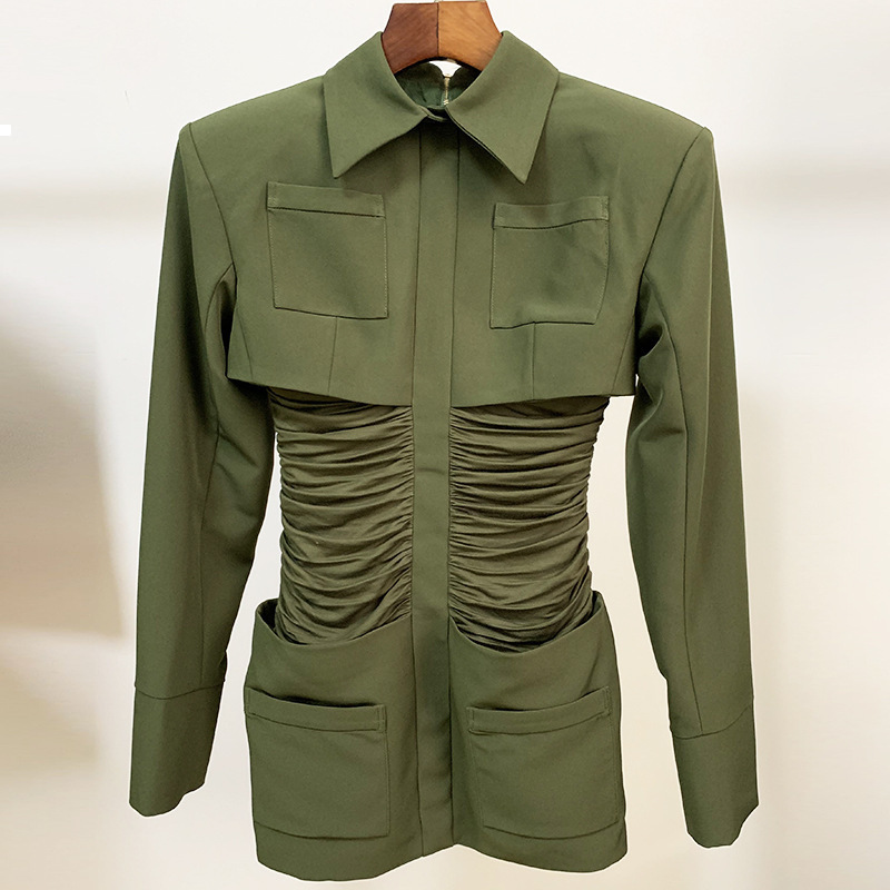 

Luxury 2021 New Designer Sexy Dress Green Woman Autumn Celebrity Clothes Hqaw L3XL