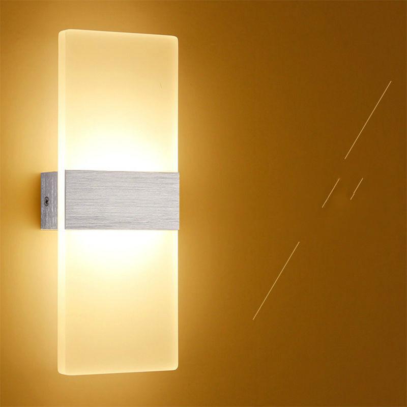 

110V220V LED wall lamp night lamp balcony corridor wall lamps bedroom living room sconce WJ912
