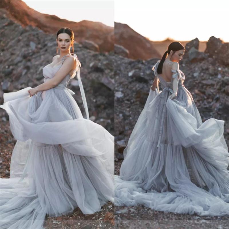 Light Grey Maternity Dresses Straps Tulle Sleepwear Gown for Photoshoot Boudoir Lingerie Robe Bathrobe Nightwear Babydoll