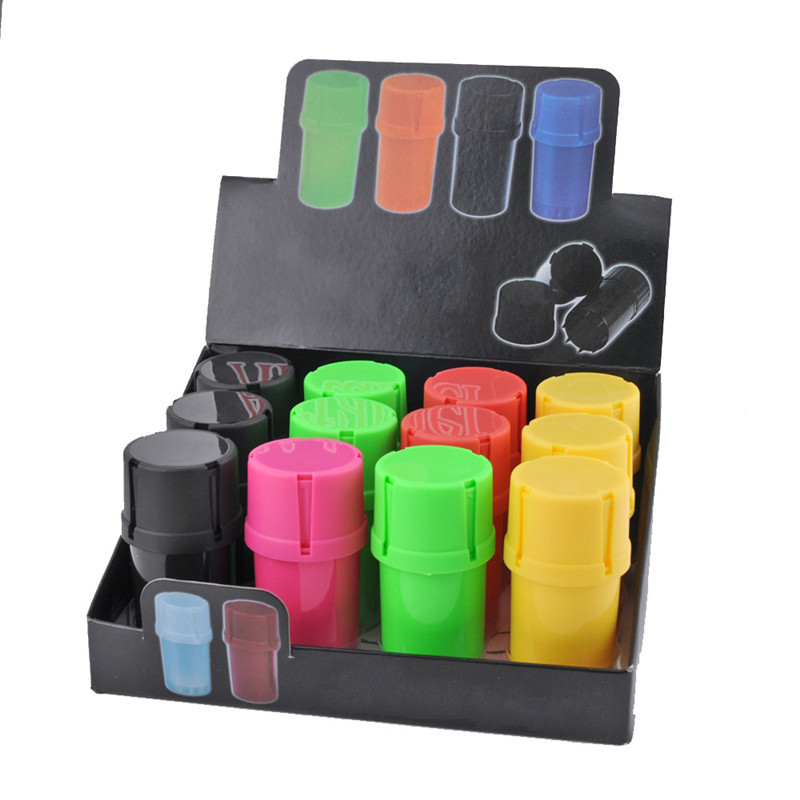 

Plastic tobacco herb grinder Grinders Crusher Smoking 47mm diameter 3parts Tobacco grinders Smoking Accessories Free Shipping