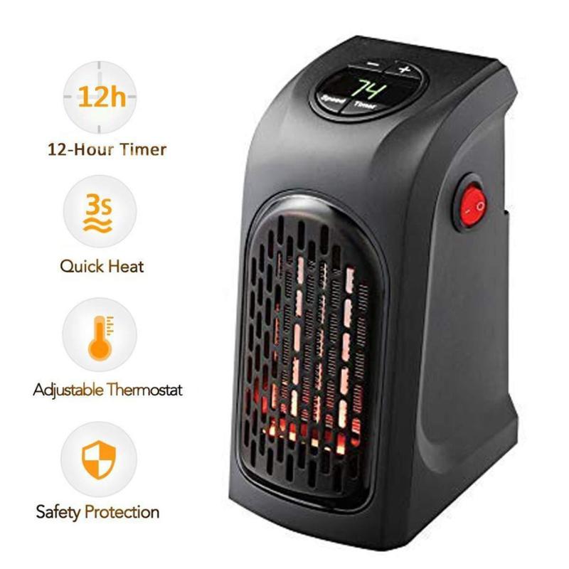 

Mini Fan Heater portable Electric Heater Household Wall Stove Radiator Plug-In Warmer Machine for Winter