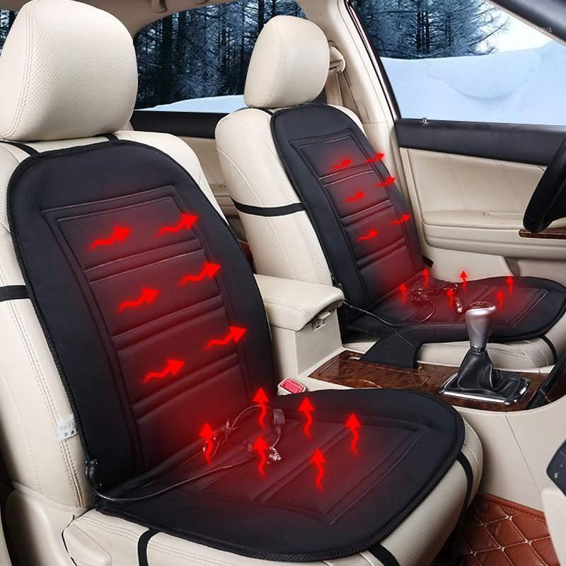 

Black 12V Car Electric Heated Massage Seat Cushion Pain Neck Waist Relaxation Vibration Massager Pad Car Full Body Massage Seat1