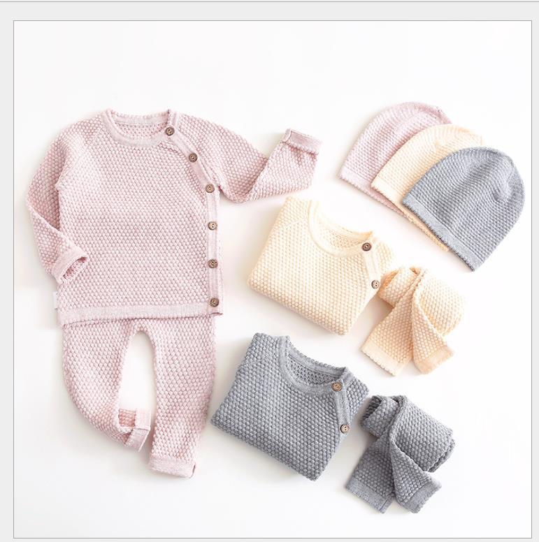 

Baby sweater set of 2 pieces, Beige