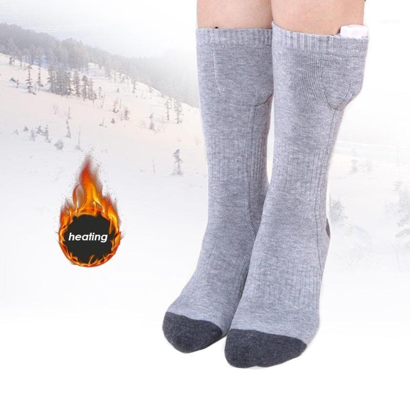 

Rechargeable Heating Warm Heated Socks Adjustable Temperature Lithium Battery Electric Socks Unisex Foot Warmers Thermal1, Black