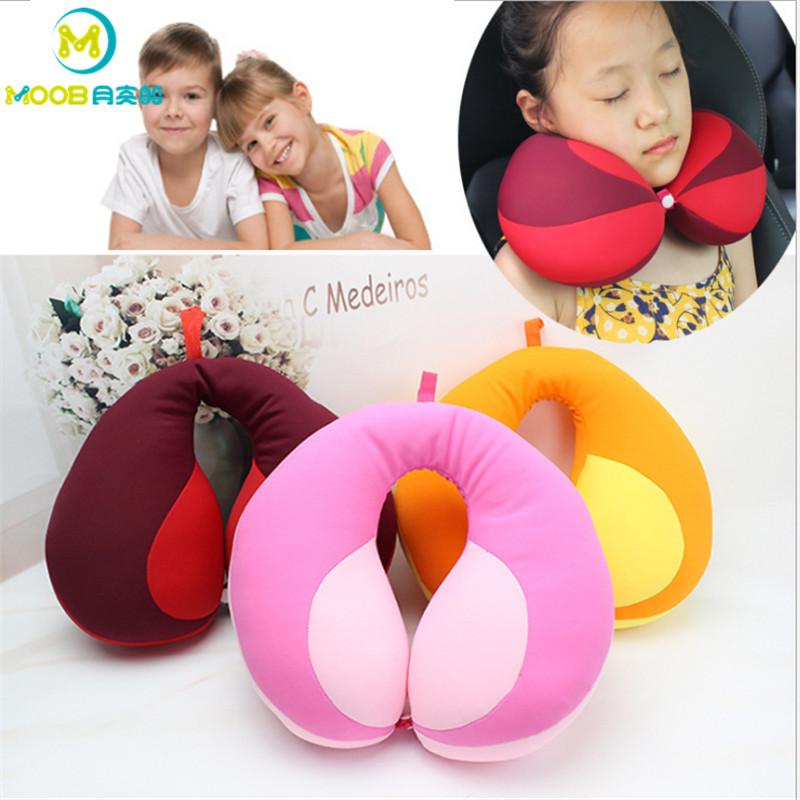 

Pillow kids Newbron Travel Neck Pillow U-Shape For Car Headrest Air Cushion Child Car Seat Head Support Infant Baby Kussen MOOB