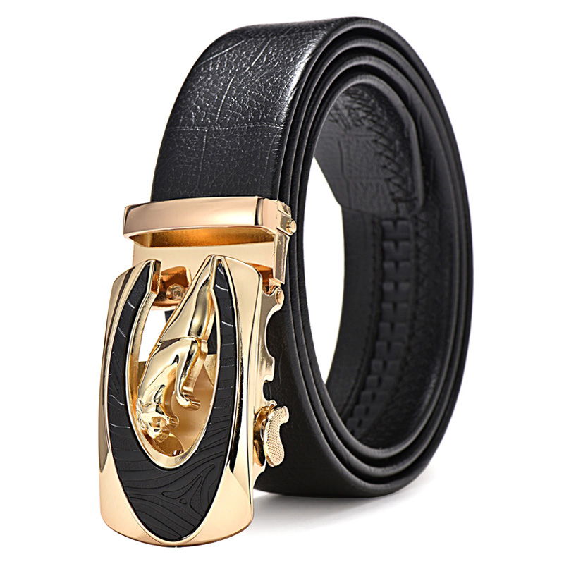 

DESTINY Designer Belts Men High Quality Male Genuine Leather Strap Waist Luxury Brand Wedding Belt Jeans Ceinture Homme Fashion, Gold