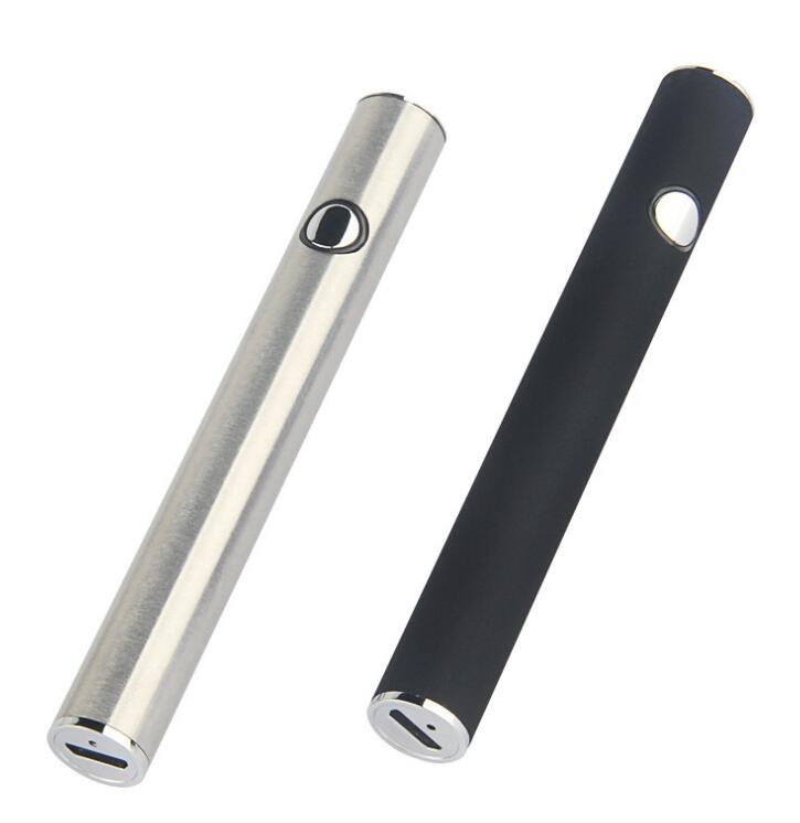 

ecigarette 510 thread vape battery preheat 350mah variable voltage rechargeable for glass cartridges carts custom logo and package