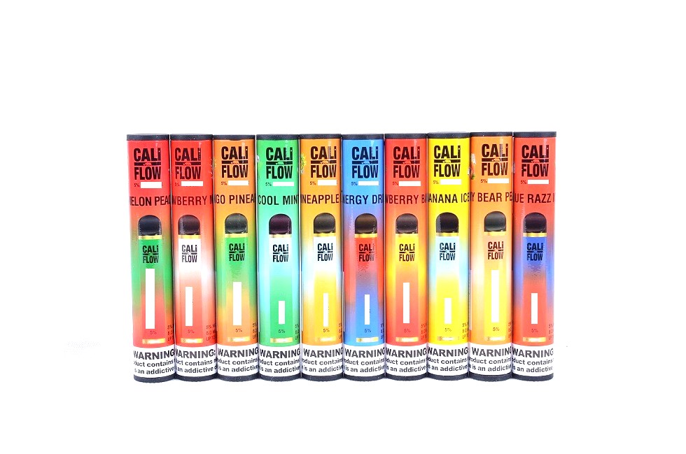 

NEW DISPOSABLE VAPE PEN CALI FLOW Disposable 100PCS EACH FLAVOR 2500 Puffs FREE SHIPPING BY DHL