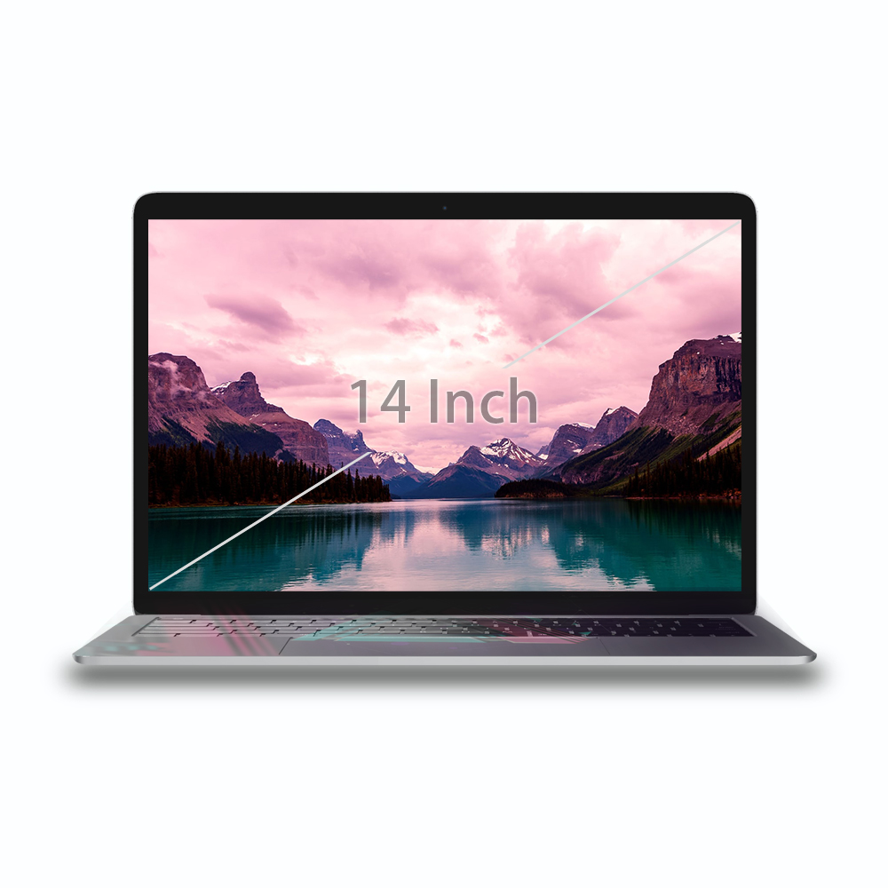 

free 14inch laptops wifi 4GB RAM 64G ROM students online class laptops business Windows 10pro pc 128GB/256GB/512GB laptop SSD WIN10 shipping, Pink