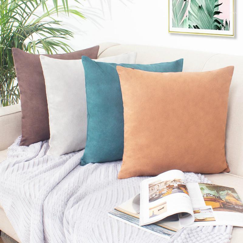 

Cushion Cover Peach Skin Decoration Pillows for Sofa Living Room Housse De Coussin 45*45 Decorative Pillows Nordic Home Decor1, Style-5