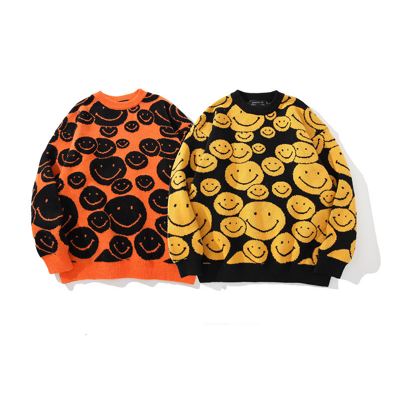

2021 Personality Fashion New Youth High Street Loose Men and Women Sweater 33fg