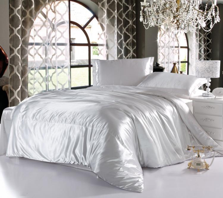 

100% SATIN SILK bedding set bed linen,quilt,BED SHEET PILLOWCASES WEDDING BEDDING SETS ropa de cama SILK HOME TEXTILE sabanas1, 02