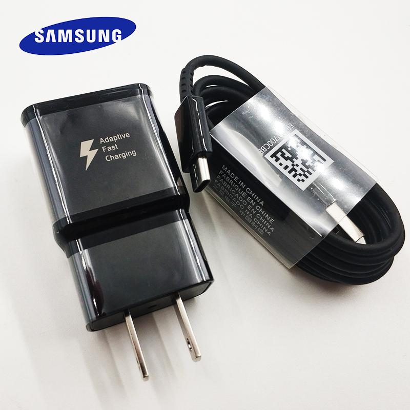 

Cell Phone Adapters 9V1.67A 15W Usb Adaptive Fast Charger US Quick Charge Adapter Type C Cable For Galaxy S20 S10 S9 S8 Plus Note 8 9 10 A51