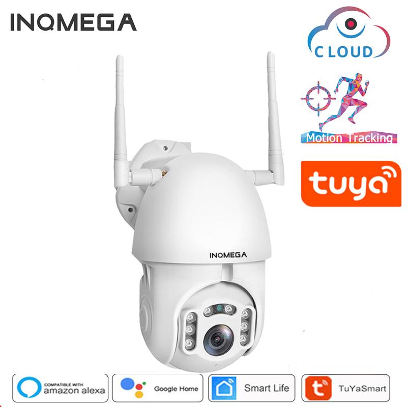 

INQMEGA 1080P Tuya Auto Tracking Wifi Camera IP Security Home PTZ Speed Dome CCTV IR Onvif Outdoor With Google Home Or Alexa