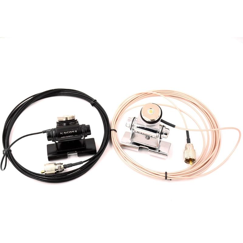 

Nagoya RB400 Car Antenna Mount Bracket Clip & RG-316 Coaxial Extend Feeder cable 5 Meter PL-259 to NMO Antena Combination Kit
