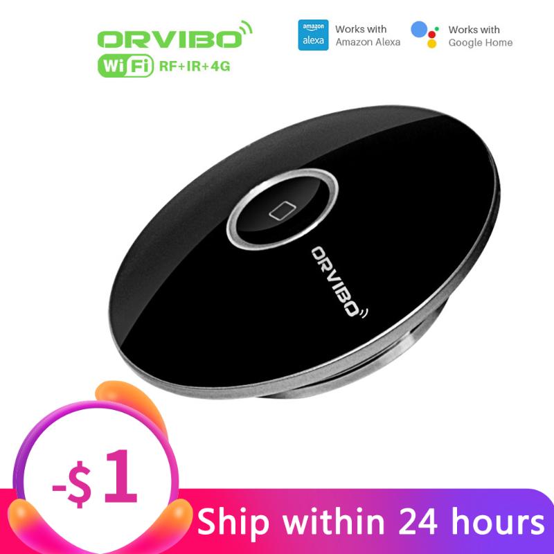 

Orvibo Allone Pro Universal Smart WIFI IR RF Remote Controller 433MHz Works With Alexa Google Home Via Smartphone APP Control