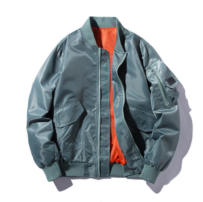 

Men Bomber Jacket Solid Pilot Flight Jackets Hip Hop Hooded Baseball Jacket Fashion Youth Couple Windbreaker Streetwear,992, 992 purple