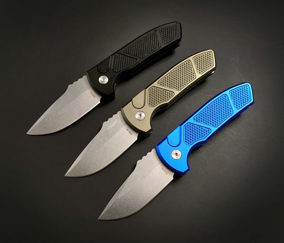 

Protech SBR Series Single Action Tactical Auto Folding Hunting Pocket Edc Knife Camping Knife Hunting Knives Xmas Gift a3186