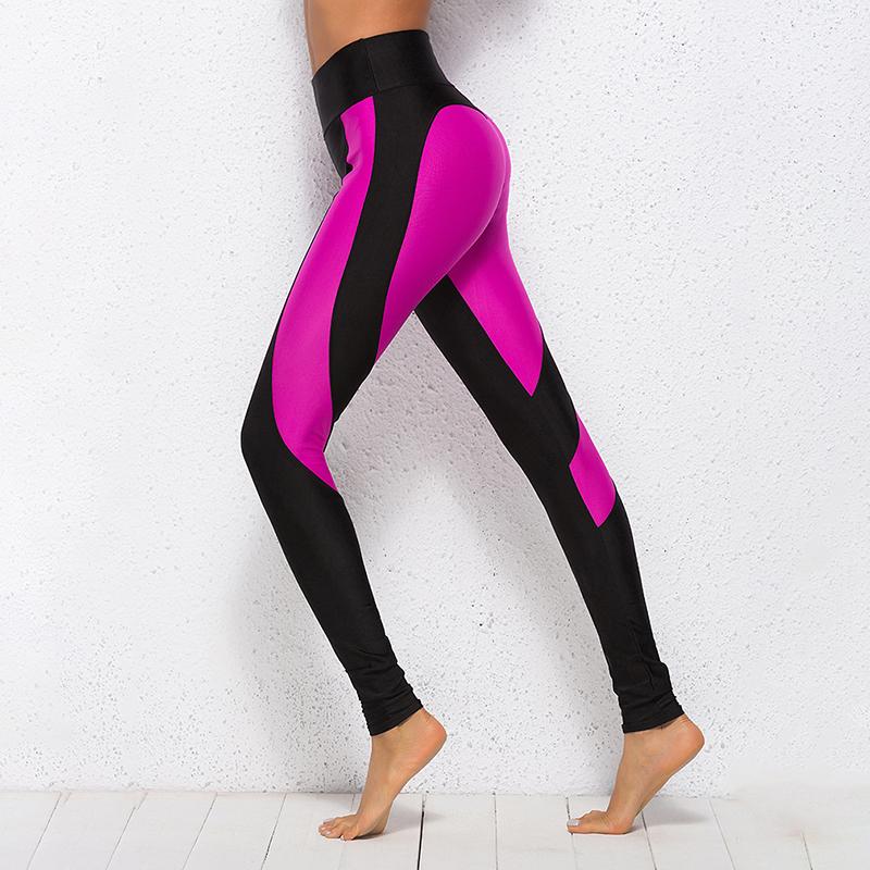 

Sport Trousers Sport Pants Women Elastic Printed Yoga Pants Yoga Leggings Running Tights Leggings Gym Clothes Fitness, As pic