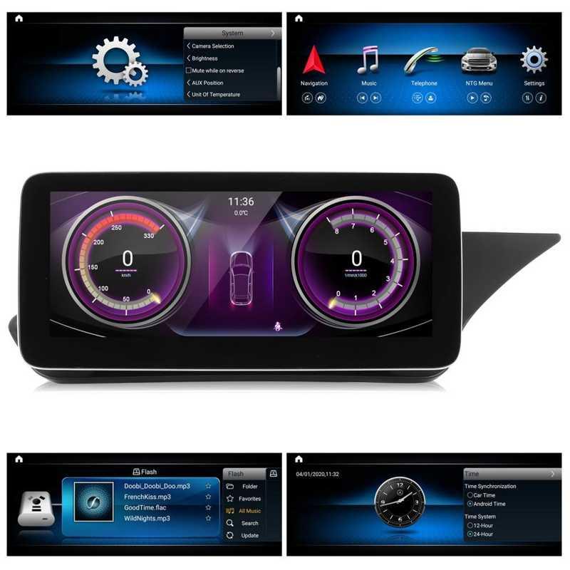 

10.25in Car GPS Navigation Multimedia Player Capacitive Touch Screen 4+64G Fit for E Class W212 RHD 2009-2012 NTG 4.0