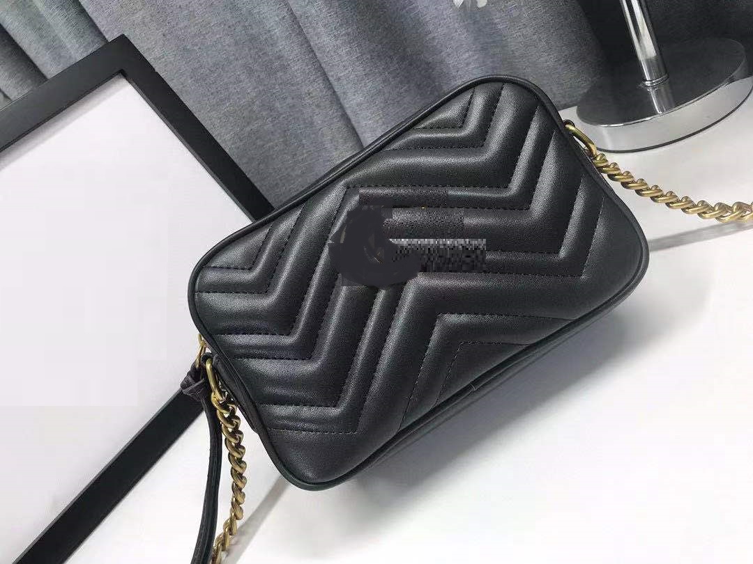 

Women Shoulder bags sheepskin leather nano Handbags Crossbody Soho Chain Bag Messenger Bags camera bags lip holder Purse, Box
