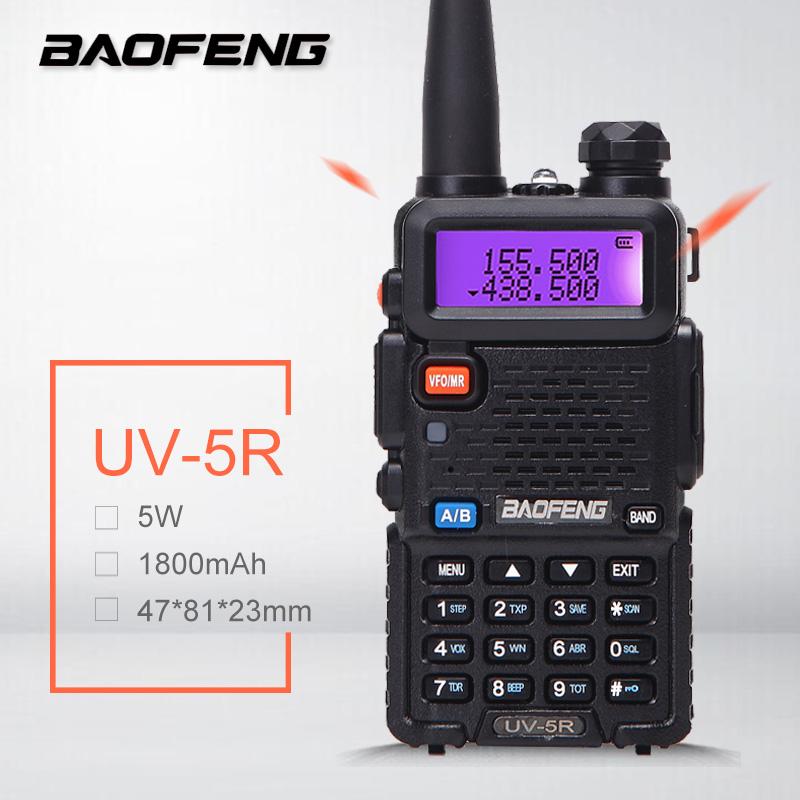 

Baofeng UV-5R Walkie Talkie 10KM Ham CB Radio Station VHF UHF 136-174/400-520Mhz HF Transceiver Scanner Radio Amateur VOX UV 5R