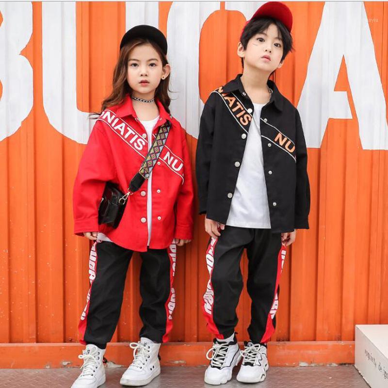 

Stage Wear Kids Cropped Sweatshirt Jacket Pants Hip Hop Clothing Clothes Jazz Dance Costumes For Girls Boys Ballroom Dancing Street Wear1, White