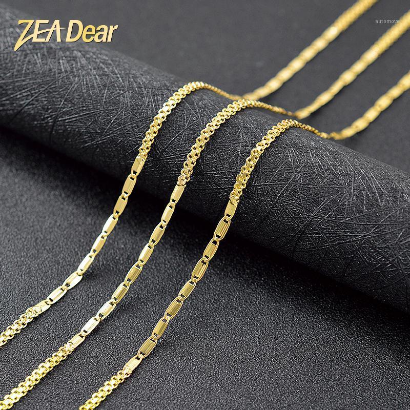 

ZEA Dear Jewelry Bohemia Jewelry Link Chain Necklace Geometric Necklace For Women Copper For Engagement Findings1