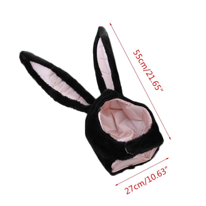 

Women Men Funny Plush Ears Hood Hat Eastern Cosplay Costume Accessory Headwear Halloween Party Props, Pk