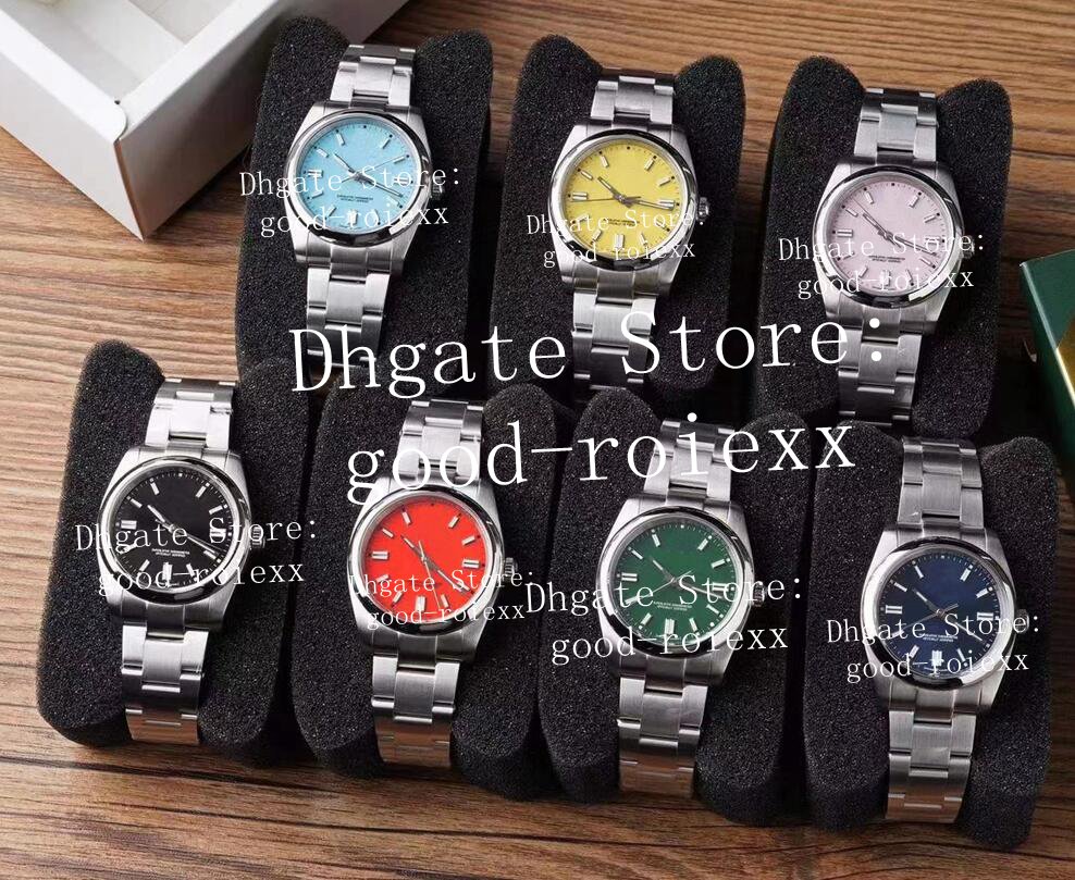 

36mm Unisex Luminous Watches Men Automatic Cal.PT5000 Movement Women's Watch Mens KRF 904L Steel 126000 Eta Midsize Ladies Wristwatches, Style 1