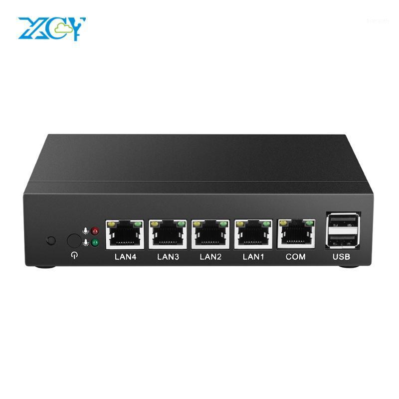 

Mini PC 4-Gigabit Ethernet LAN Celeron J1900 Pfsense Ubuntu Windows 10 Firewall Router 4*RJ45 VGA Client Thin Mini Computer1