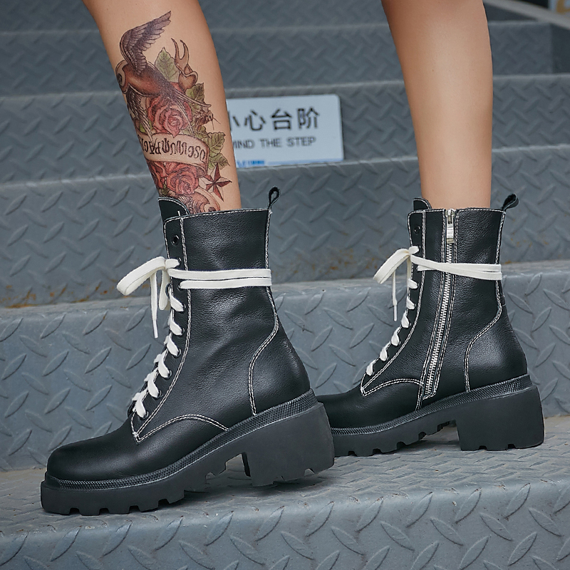 

2021 Superior for Women Fashion Cyber Stitching Classic Short Boots SJNI, Black