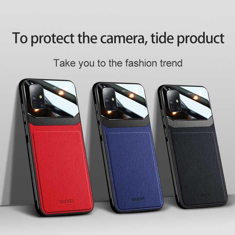 

Phone Case Protective Camera Case Cover For iPhone 12 mini 12 11 Pro Max XS XR 7 8 Plus Samsung A51 A71 Leather Phone Case, Mix color pls leave message
