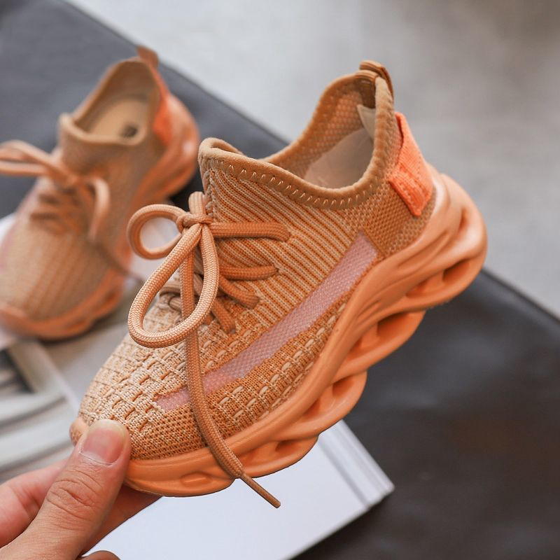

2020 Spring Kids Running Shoes Casual Children's Tennis Breathable Sport Shoes Fashion Footwear Girls Boys Summer Chunky Sneaker Y1118, Black