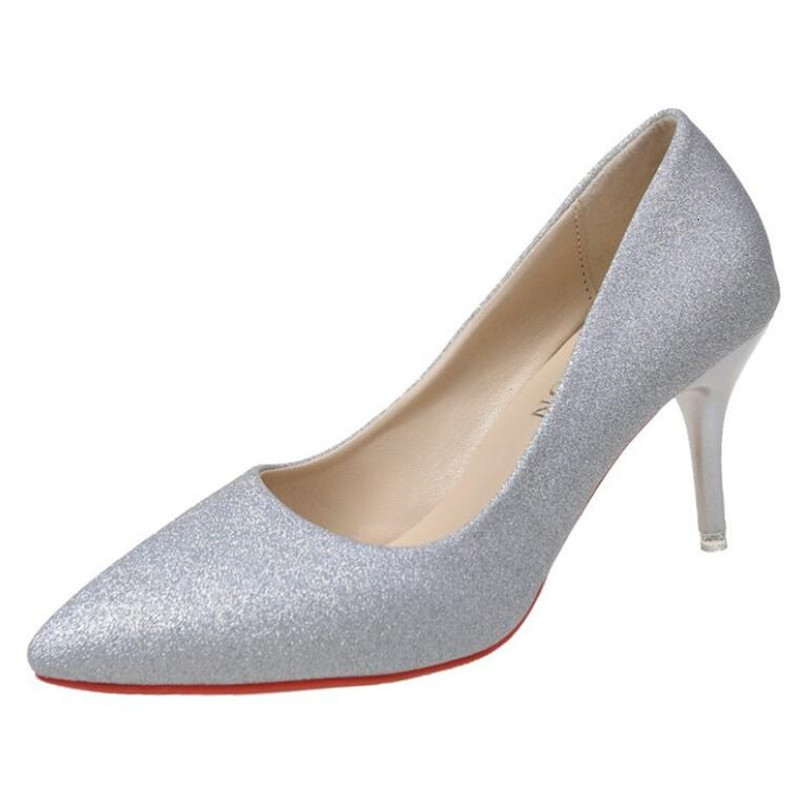 

Female High-heeled Designer Size 2021 New Stiletto Pointed Out Only Shallow-mouth Women's Fashionable Feminine Sexy Shoes Rb5k, 1 heel height seven cm