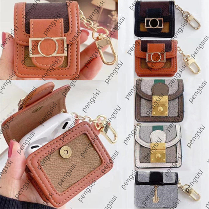

Fashion Designer Cases Headset Accessories for AirPods pro 1 2 3 2021 High Quality AirPod Case Luxury Letters Printed Protection Package Hoo