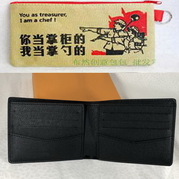 

Black Flower MO.ECLIP. SLENDER WALLET M62294 , or COTTON WALLET , NOT SOLD SEPARATELY !!! Customer order