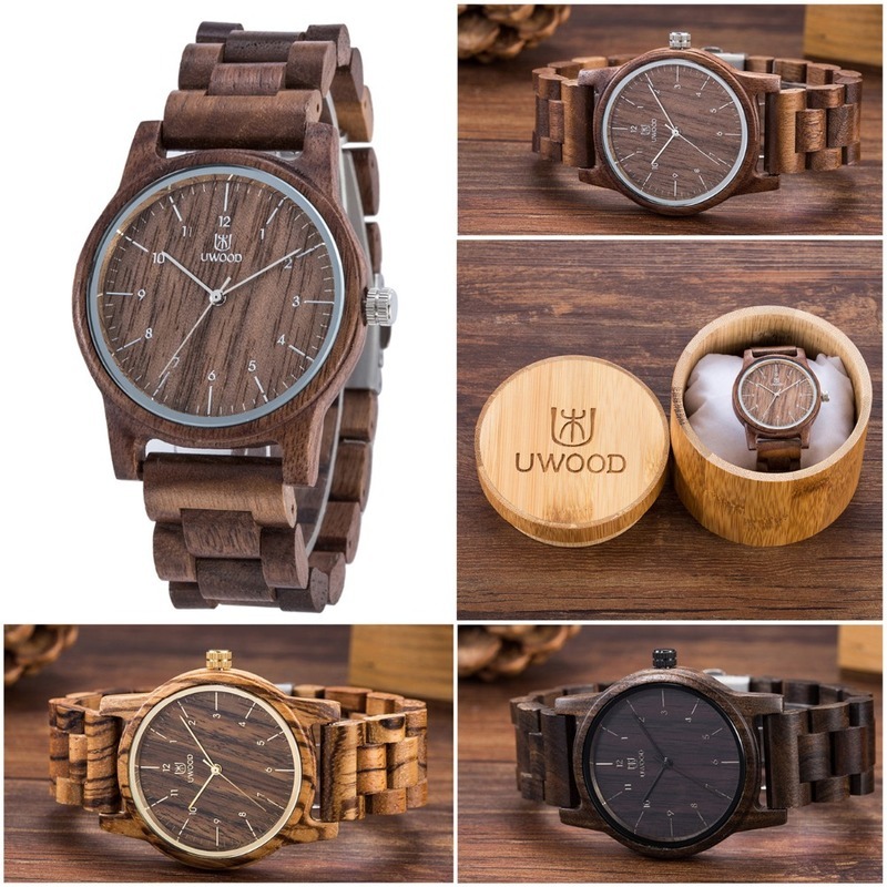 

Watch Uwood Man, Wooden Bracelet, Japanese Fashion Quartz, Men, 2020, Walnut wood